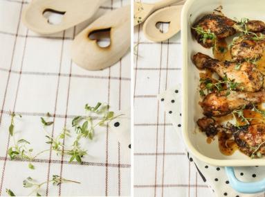 Zdjęcie - Podudzia z kurczaka w miodzie i ziołach - Przepisy kulinarne ze zdjęciami