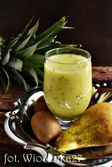 Zdjęcie - Koktajl ananasowy z kiwi - Przepisy kulinarne ze zdjęciami