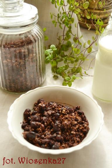 Zdjęcie - Granola czekoladowa - Przepisy kulinarne ze zdjęciami