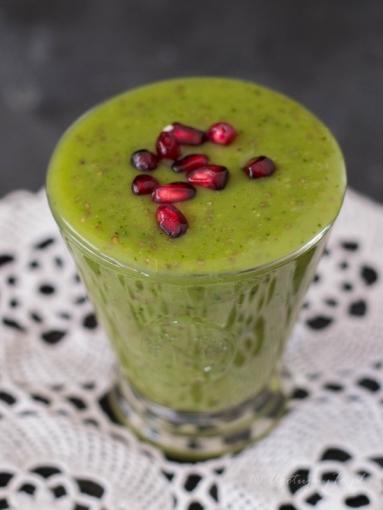 Zdjęcie - Koktajl owocowy z zieloną herbatą - Przepisy kulinarne ze zdjęciami