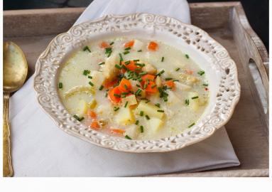 Zdjęcie - Wiosenna zupa z białymi szparagami - Przepisy kulinarne ze zdjęciami