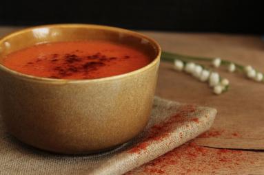 Zdjęcie - Krem z czerwonej papryki - Przepisy kulinarne ze zdjęciami