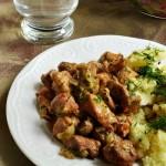 Zdjęcie - Wieprzowina w sosie estragonowym - Przepisy kulinarne ze zdjęciami