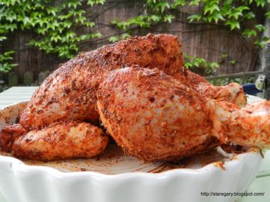 Zdjęcie - Kurczak pieczony na  puszce  piwa - Przepisy kulinarne ze zdjęciami