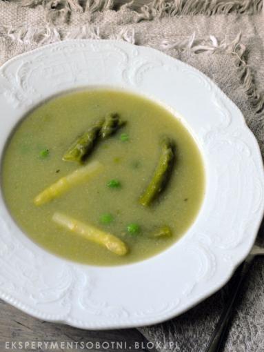Zdjęcie - szparagi w zupie - Przepisy kulinarne ze zdjęciami