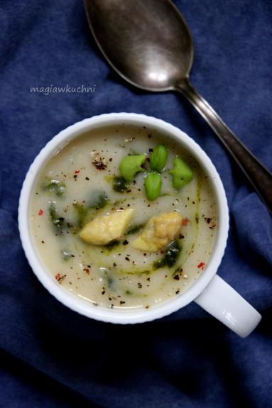 Zdjęcie - Zupa szparagowa z cydrem - Przepisy kulinarne ze zdjęciami