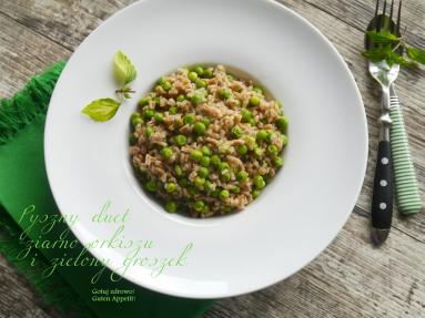Zdjęcie - Ziarno orkiszu z zielonym groszkiem. Dinkel - Erbsen - Przepisy kulinarne ze zdjęciami