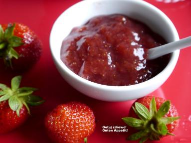 Zdjęcie - Dżem truskawkowy z ksylitolem - Przepisy kulinarne ze zdjęciami