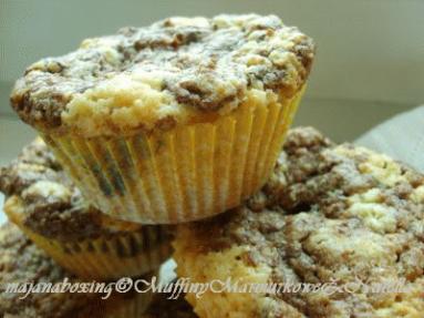Zdjęcie - Marmurkowe muffiny z nutellą   - Przepisy kulinarne ze zdjęciami