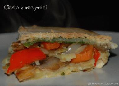 Zdjęcie - Ciasto z warzywami - Przepisy kulinarne ze zdjęciami