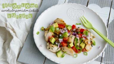 Zdjęcie - Limonkowy kurczak z salsą warzywną - Przepisy kulinarne ze zdjęciami