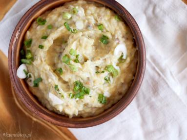 Zdjęcie - Puree ziemniaczane z kapustą i brie / Potato puree with cabbage and brie - Przepisy kulinarne ze zdjęciami