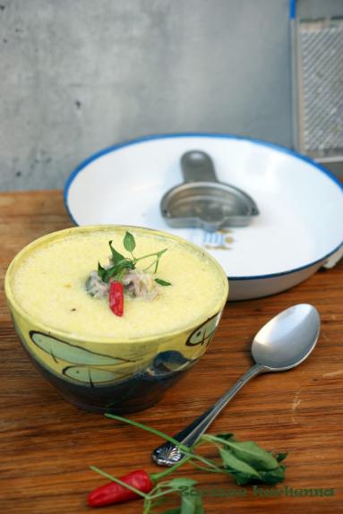 Zdjęcie - Serowa zupa bawarska z mięsem mielonym - Käsesuppe mit Hackfleisch - Przepisy kulinarne ze zdjęciami