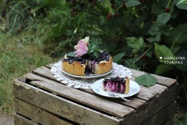 Zdjęcie - Bezglutenowy sernik z jagodami - Przepisy kulinarne ze zdjęciami