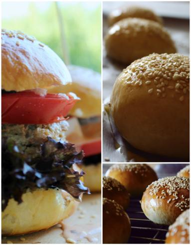Zdjęcie - Bułki hamburgerowe - Przepisy kulinarne ze zdjęciami