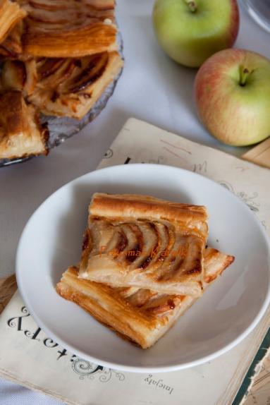 Zdjęcie - Prosta tarta jabłkowa - Przepisy kulinarne ze zdjęciami