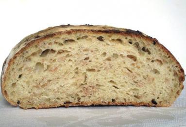 Zdjęcie - Chleb pszenny z płatkami żytnimi - Przepisy kulinarne ze zdjęciami