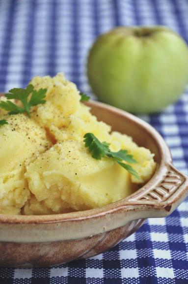 Zdjęcie - Pure ziemniaczane z jabłkiem i skórką cytryny - Przepisy kulinarne ze zdjęciami
