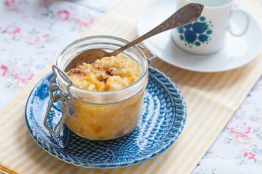 Zdjęcie - Dyniowy pudding ryżowy z jabłkiem i mlekiem kokosowym - Przepisy kulinarne ze zdjęciami