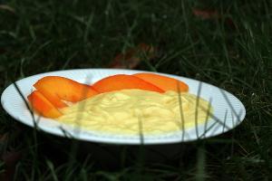 Zdjęcie - Deser z mango - ambrozja  - Zakręcony wege obiad - Przepisy kulinarne ze zdjęciami