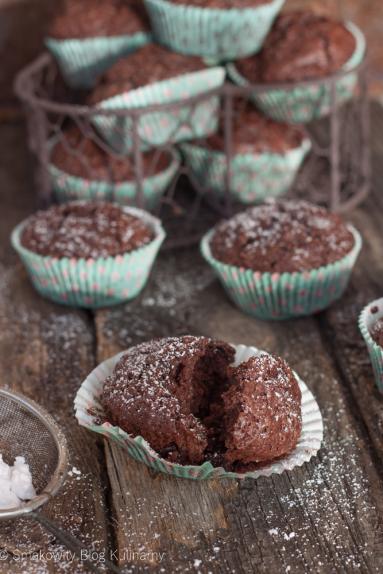 Zdjęcie - Muffiny czekoladowe - Przepisy kulinarne ze zdjęciami