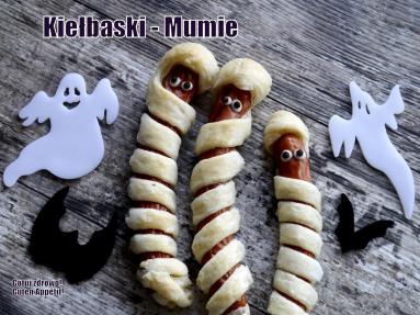 Zdjęcie - Kiełbaski mumie - na Halloween - Przepisy kulinarne ze zdjęciami