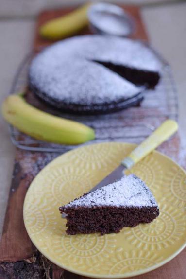 Zdjęcie: Ciasto czekoladowo-bananowe Zdjęcie - Ciasto czekoladowo-bananowe - Przepisy kulinarne ze zdjęciami