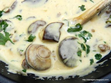 Zdjęcie - Sos grzybowy ze świeżych grzybów - Przepisy kulinarne ze zdjęciami