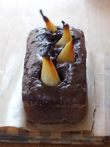 Zdjęcie - czekoladowe ciasto z gruszkami dla NieAlergika - Przepisy kulinarne ze zdjęciami