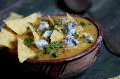 Zdjęcie - Zupa z batatów i kasztanów - Przepisy kulinarne ze zdjęciami
