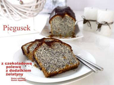 Zdjęcie - Piegusek z wyjątkową polewą czekoladową - Przepisy kulinarne ze zdjęciami