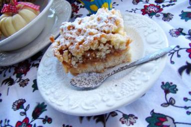 Zdjęcie - Ciasto kruche gruszkowo-jabłkowe - Przepisy kulinarne ze zdjęciami