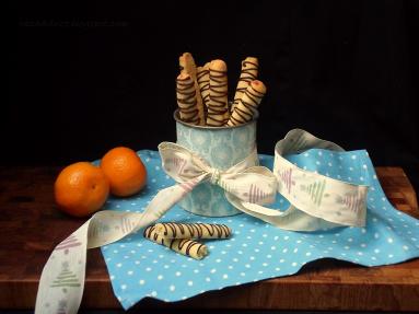 Zdjęcie - Ciasteczka z mandarynkami - Przepisy kulinarne ze zdjęciami