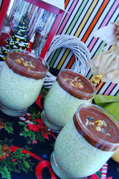 Zdjęcie - Świąteczny deser z tapioki - Przepisy kulinarne ze zdjęciami