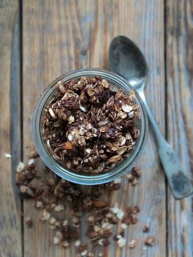 Zdjęcie - granola pralinowa dla NieAlergika - Przepisy kulinarne ze zdjęciami