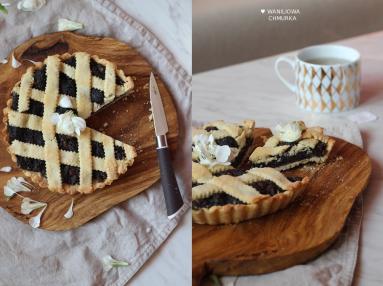 Zdjęcie - Wegańska tarta z makowym nadzieniem - Przepisy kulinarne ze zdjęciami