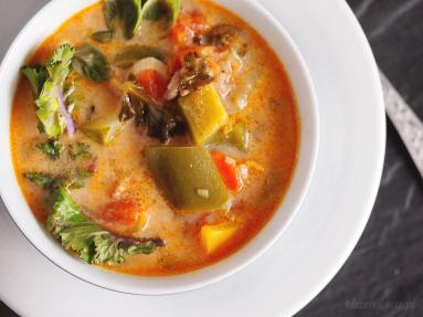 Zdjęcie - Zupa warzywna z mięsem mielonym / Meaty vegetable soup - Przepisy kulinarne ze zdjęciami