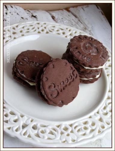 Zdjęcie - Ciasteczka kakaowe przekładane - Przepisy kulinarne ze zdjęciami