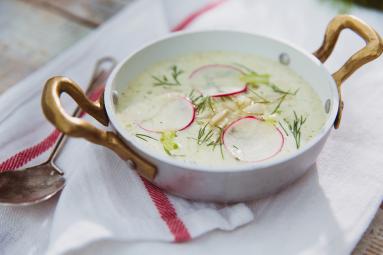 Zdjęcie - Zupa z ogórka zielonego - Przepisy kulinarne ze zdjęciami