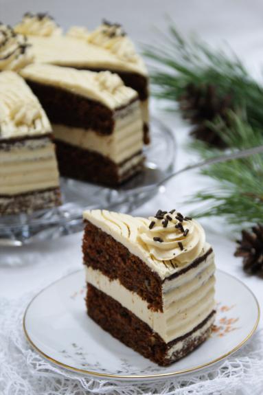 Zdjęcie - Czekoladowe ciasto z kremem z serka mascarpone - Przepisy kulinarne ze zdjęciami