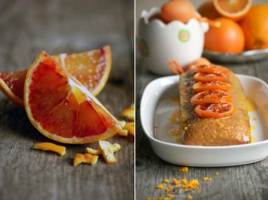 Zdjęcie - Ciasto pomarańczowe z białek - Przepisy kulinarne ze zdjęciami