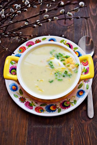 Zdjęcie - Zupa – krem z białych warzyw i chrzanu - Przepisy kulinarne ze zdjęciami