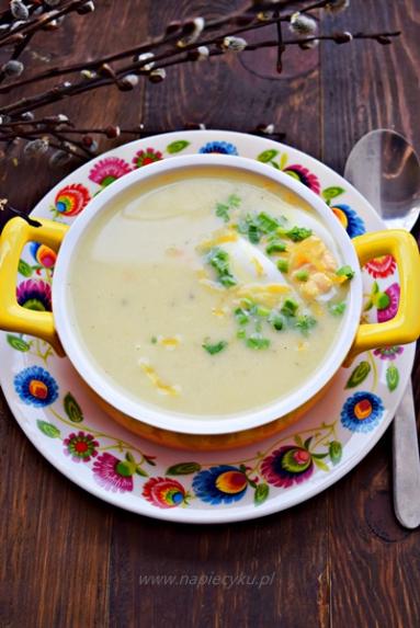 Zdjęcie - Zupa – krem z białych warzyw i chrzanu - Przepisy kulinarne ze zdjęciami