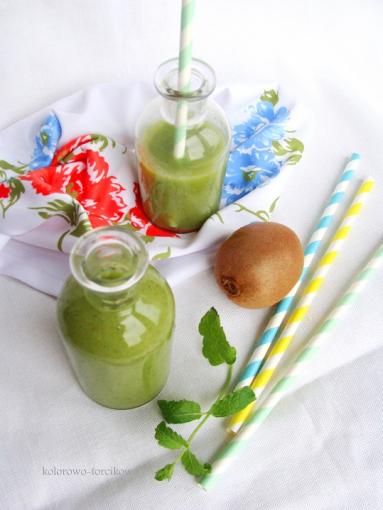 Zdjęcie - Zielone smoothie z roszponką - Przepisy kulinarne ze zdjęciami