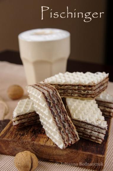 Zdjęcie - Pischinger czyli wafle czekoladowe - Przepisy kulinarne ze zdjęciami