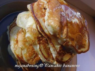 Zdjęcie - Bananowe pancakes  - Przepisy kulinarne ze zdjęciami