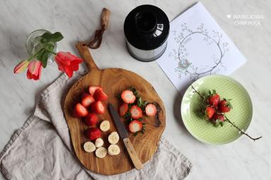 Zdjęcie - Koktajl bananowo-truskawkowy - Przepisy kulinarne ze zdjęciami
