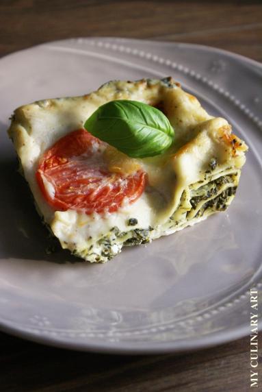 Zdjęcie - Lasagne szpinakowa - Przepisy kulinarne ze zdjęciami