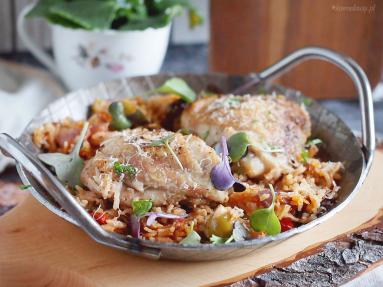 Zdjęcie - Kurczak z ryżem po włosku / Italian chicken and rice - Przepisy kulinarne ze zdjęciami