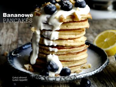 Zdjęcie - Bananowe pancakes - Przepisy kulinarne ze zdjęciami